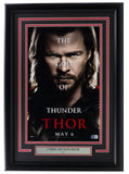 Chris Hemsworth Signed Framed 11x17 Thor Movie Poster Photo BAS