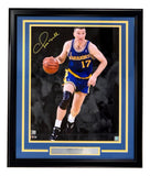 Chris Mullin Signed Framed 16x20 Golden State Warriors Photo BAS