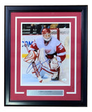 Chris Osgood Signed Framed 11x14 Detroit Red Wings Photo JSA