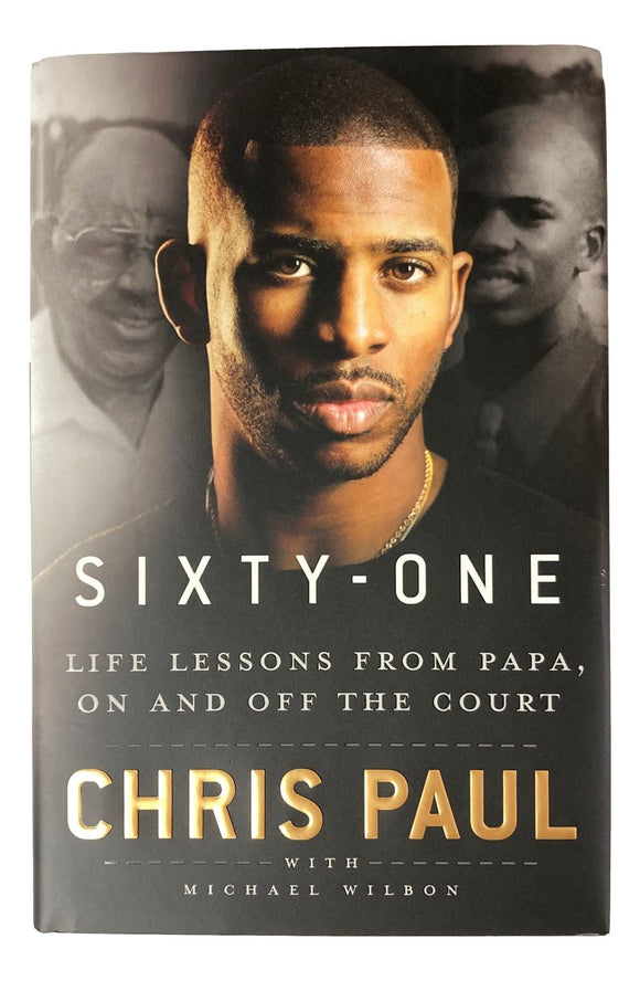Chris Paul Golden State Warriors Signed Sixty-One Lessons Hardcover Book BAS