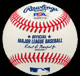 Chris Sale Atlanta Braves Signed Official MLB Baseball 24 NL CY PSA/DNA