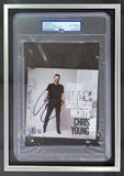 Chris Young Signed Framed Young Love & Sat Nights CD Booklet w/ 11x14 Photo PSA