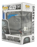The Sports Integrity Hayden Christensen Signed Star Wars Darth Vader Funko Pop #597 BAS features a blue autograph on the clear window, Darth Vader artwork, and comes in its original branded box.