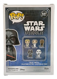 Hayden Christensen Signed Star Wars Darth Vader Funko Pop #597 BAS