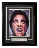 Christian Bale Signed Framed 11x14 American Psycho Photo BAS