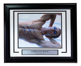 Christian Bale Signed Framed 8x10 American Psycho Photo JSA