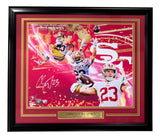 Christian McCaffrey Signed Framed 16x20 SF 49ers Collage Photo Fanatics