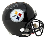 Chuck Noll Signed Pittsburgh Steelers Full Size Replica Helmet HOF 93 JSA Hologram