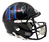 CJ Stroud Signed Houston Texans Full Size H-Town Replica Speed Helmet Fanatics