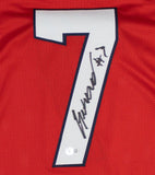 CJ Stroud Houston Signed Red Football Jersey BAS