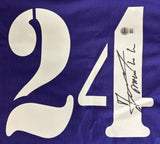 Claude Makelele Signed Real Madrid Purple Adidas Soccer Jersey BAS
