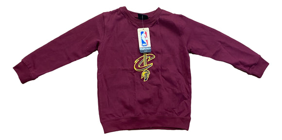Cleveland Cavaliers Kids Maroon Crew Neck Sports Integrity