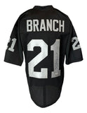 Cliff Branch Oakland Signed Black Football Jersey PSA/DNA