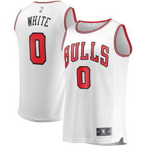 Coby White Chicago Bulls White Fanatics Basketball Jersey