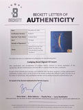 The Sports Integrity Cold Play Band Signed Moon Music CD Insert comes with a Beckett LOA dated December 26, 2024, featuring a photo of the signed insert and official signatures for authenticity.