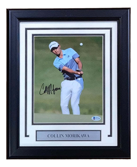 Collin Morikawa Signed Framed 8x10 PGA Golf Photo BAS Sports Integrity