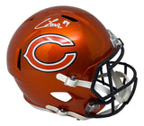 Colston Loveland Signed Chicago Bears Full Size Flash Speed Replica Helmet BAS