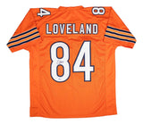 Colston Loveland Chicago Signed Orange Football Jersey BAS