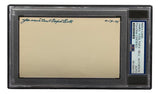 Cool Papa Bell Pittsburgh Crawfords Signed Index Card 4-19-75 PSA/DNA