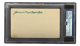 Cool Papa Bell Pittsburgh Crawfords Signed Index Card PSA/DNA