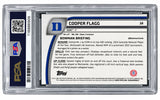2024 Bowman Chrome U Green Shimmer #16 Cooper Flagg Rookie Card PSA Mint 9