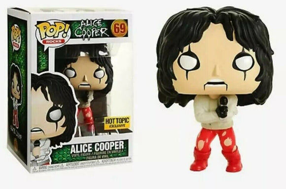 Alice Cooper Hot Topic Exclusive Funko Pop #69