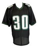 Corey Clement Philadelphia Signed Black Football Jersey JSA Hologram