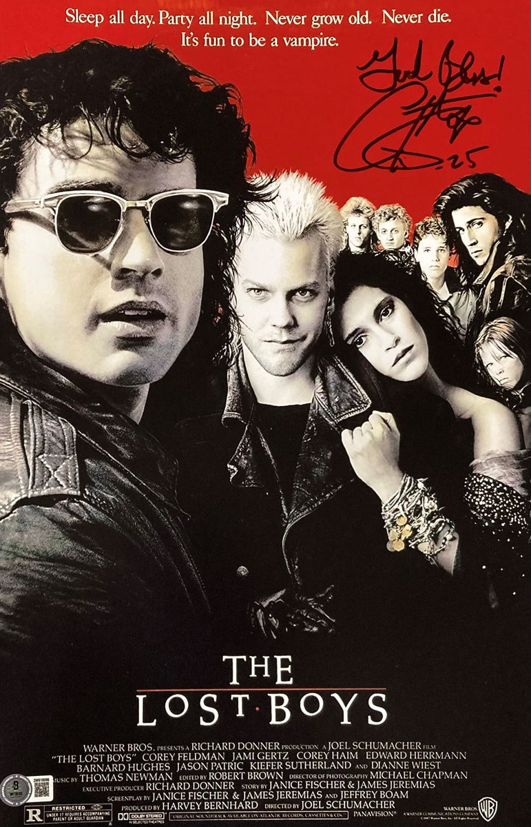 Corey Feldman Signed 11x17 The Lost Boys Photo God Bless Inscribed BAS ...