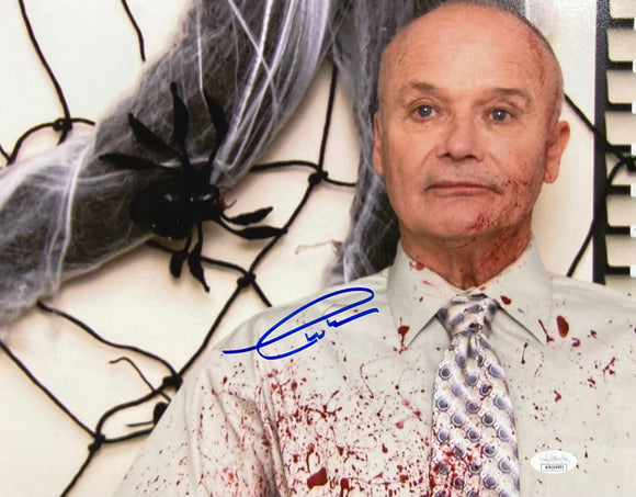 Creed Bratton Signed 11x14 The Office Creed Bloody Shirt Photo JSA ITP Sports Integrity
