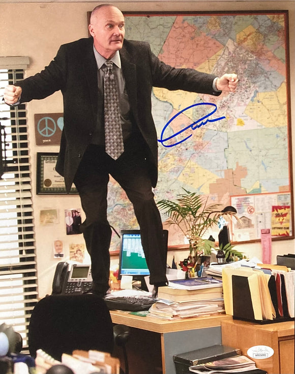 Creed Bratton Signed 11x14 The Office Creed Desk Photo JSA ITP Sports Integrity