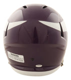Cris Carter Signed Full Size Minnesota Vikings Replica Speed Helmet Schwartz