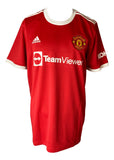 Cristiano Ronaldo Signed Manchester United Adidas Soccer Jersey BAS ITP