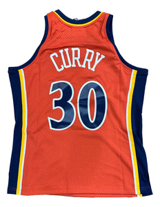 Stephen Curry Golden State Warriors 2009-10 Orange Mitchell & Ness Jersey