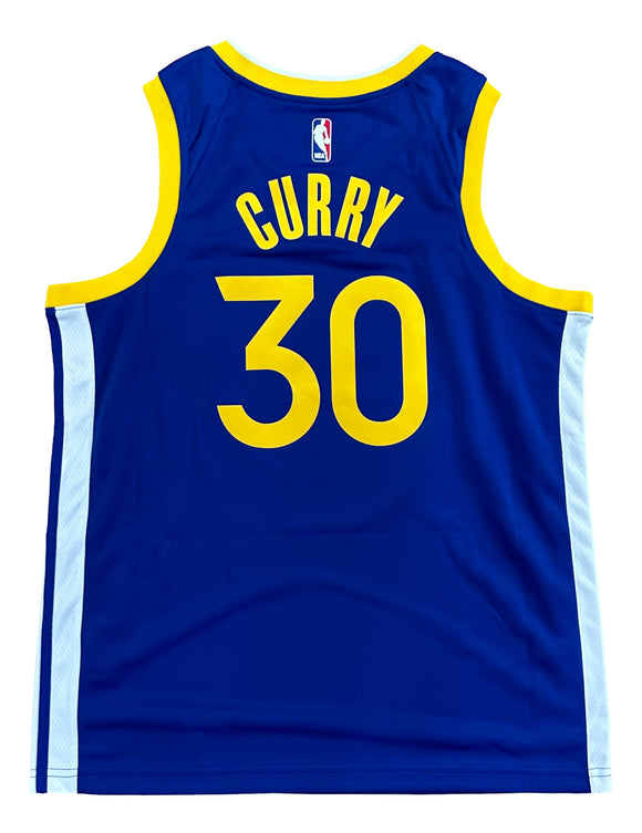 Stephen Curry Golden State Warriors Blue Nike Jersey