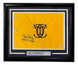 Curtis Strange Signed Framed The Country Club Golf Flag 1988 US Open BAS