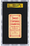 1909 Sweet Caporal T206 Bare Hand Shows Cy Young Trading Card SGC 1