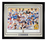 MLB Cy Young Winners (26) Signed Framed 20x28 Litho Gibson Seaver & More JSA LOA