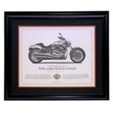 2003 Harley Davidson VRSCA V-Rod Framed 16x20 High Quality Print