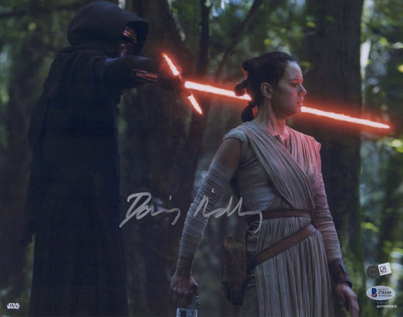 Daisy Ridley Signed 11x14 Star Wars The Force Awakens Photo Fanatics+BAS