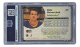 Dale Hawerchuk Signed 1991 Pro Set #24 Buffalo Sabres Hockey Card PSA/DNA Sports Integrity
