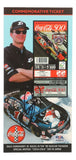 The Sports Integrity Dale Earnhardt Jr Signed 1998 NASCAR Coca-Cola 500 Commemorative Ticket features him in sunglasses and racing suit, a race car, and event details for the Coca-Cola 500 in Motegi, Japan; PSA/DNA authenticated.
