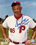 Dallas Green Signed 8x10 Philadelphia Phillies Photo 1980 World Champions BAS
