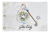 John Daly Signed To Right John Daly Logo Golf Flag PSA/DNA