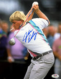 John Daly Signed In Blue 8x10 PGA Golf Smoking Photo PSA/DNA
