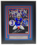 Damar Hamlin Signed Framed 8x10 Buffalo Bills Photo BAS