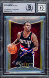 Damian Lillard Signed 2012/13 Panini Select #150 Blazers Rookie Card BAS Auto 10