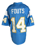 Dan Fouts San Diego Signed Powder Blue Football Jersey HOF 93 PSA/DNA
