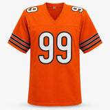 Dan Hampton Chicago Signed Orange Football Jersey HOF 2002 BAS