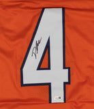 D'Andre Swift Chicago Signed Orange Pro Cut Football Jersey JSA QR Hologram