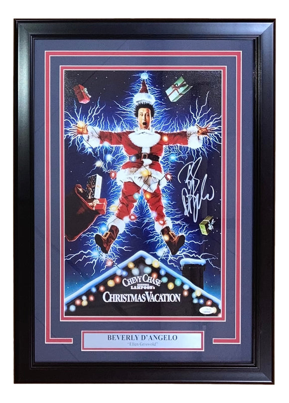 Beverly D'Angelo Signed Framed 11x17 Lampoon's Christmas Vacation Photo JSA Sports Integrity